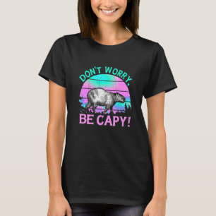 T-shirt Capybara Vintage Style Rétro Incroyable Ne T'inqui