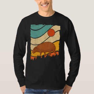 T-shirt Capybara Vintage style rétro Magnifique caverne gé