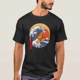 T-shirt Capybara vintage Surf La Grande Vague Kanag