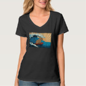 T-shirt Capybara Wave  Capibara Surfboard Surfer (Devant)