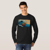 T-shirt Capybara Wave Surfing Capibara Animal (Devant entier)