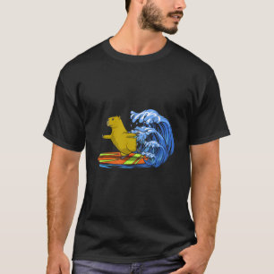 T-shirt Capybara Whisperer Faune Animal Cavy Rodent Sur