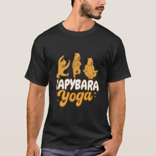 T-shirt Capybara Yoga pose l'entraînement de méditation
