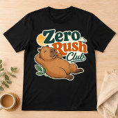 T-Shirt Capybara Zero Rush Club Relâché Rétro
