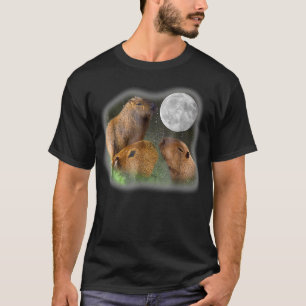 T-shirt Capybaras à trois lunes