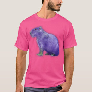 T-shirt Capybaras Amateurs mignon Espace Capybara Martian