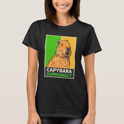 T-shirt Capybaras Capibara Rodent Capybara Supremacy (Devant)