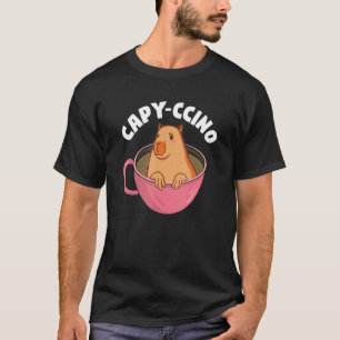 T-shirt Capyccino Cappucino Rodent Animal Capybara Pet O