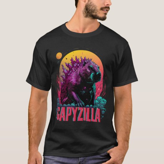T-shirt Capyzilla Capybara (Devant)