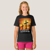 T-shirt Car rien ne sera impossible avec Dieu. (Devant entier)