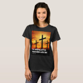 T-shirt Car rien n'est impossible à Dieu. (Devant entier)