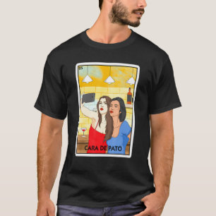 T-shirt Cara De Pato Canard Visage Selfie Filles Mexicaine
