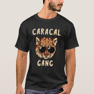 T-shirt Caracal Chat Gang Chat sauvage Shades Sunglass Ani