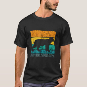 T-shirt Caracal Chat Sauvage Vintage Rétro Caracal Chat Ly