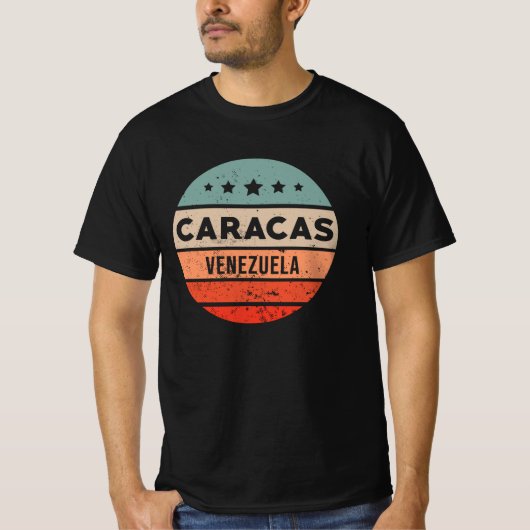 T-shirt Caracas Venezuela (Devant)