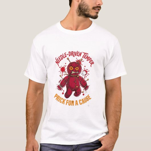 T-shirt Caractère aiguillé (Devant)