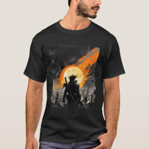 T-shirt Caractère Anime Apocalyptique Japonais Devant C