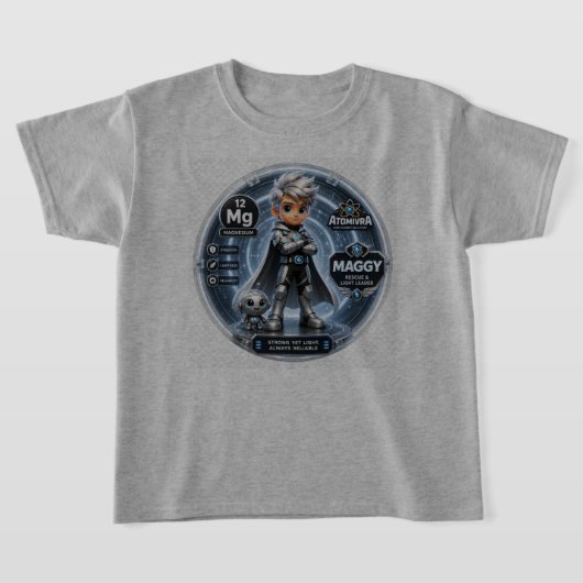 T-shirt Caractère ATOMIVRA Magnésium (Poser)