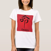 T-shirt Caractère chinois Destiny (Devant)