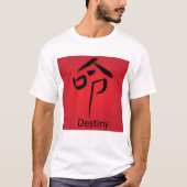 T-shirt Caractère chinois Destiny (Devant)
