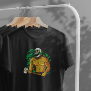 T-shirt Caractère crâne de la faucheuse