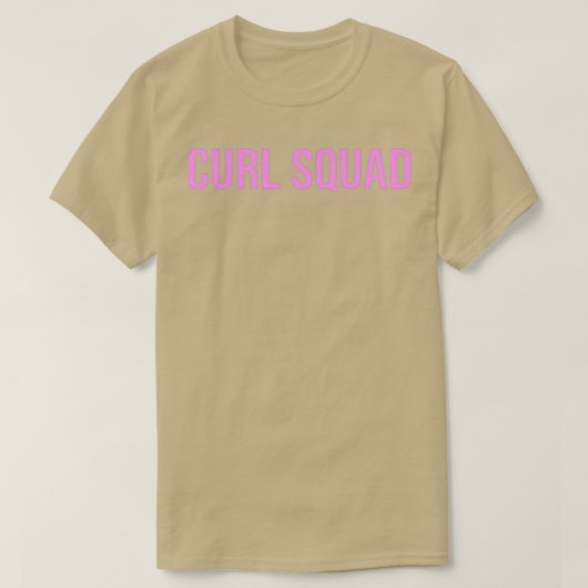 T-SHIRT CARACTÈRE CURL (Design devant)