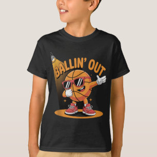 T-shirt Caractère De Basket-Ball cool Avec Style De Rue Sh