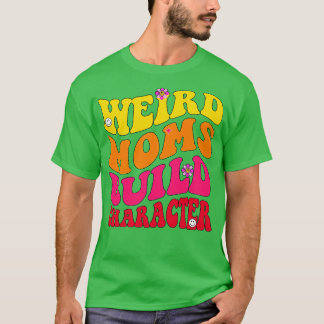 T-shirt Caractère de construction super de mamans bizarres