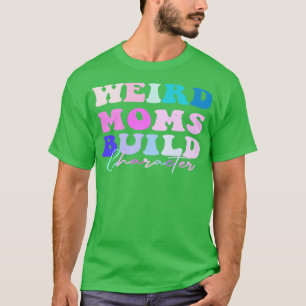 T-shirt Caractère de construction super de mamans bizarres