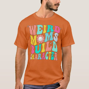 T-shirt Caractère de construction super de mamans bizarres