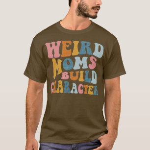 T-shirt Caractère de construction super de mamans bizarres