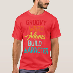 T-shirt Caractère de construction super de mamans bizarres