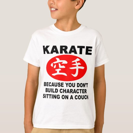 T-shirt Caractère de karaté (Devant)