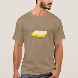 T-shirt Caractère de sourire de barre de citron