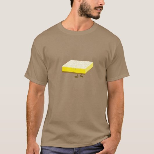 T-shirt Caractère de sourire de barre de citron (Devant)