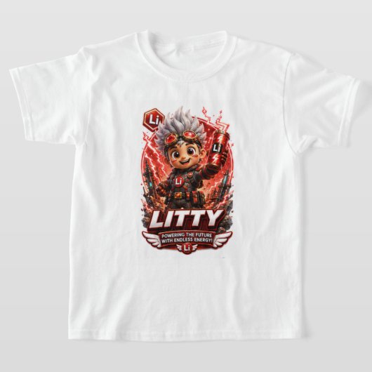 T-shirt  Caractère Lithium ATOMIVRA  (Poser)