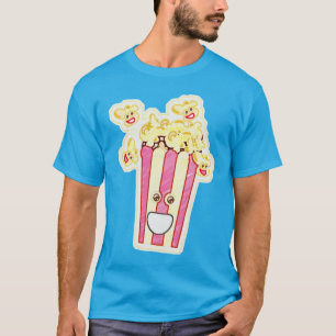 T-shirt Caractère Popcorn amusant