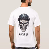 T-shirt Caractère Zombie Mal Mal Méchant (Dos)