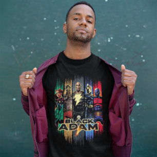 T-shirt Caractères Adam Noir En Grandes Tailles Graphique