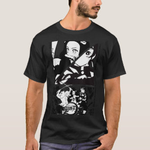 T-shirt Caractères de calque de démon de l'année - Scène d