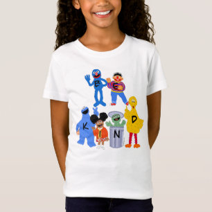T-Shirt Caractères de rue Sésame Be Kind - Langue des si