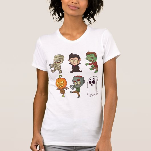 T-shirt Caractères Halloween (Devant)