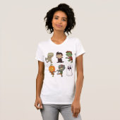 T-shirt Caractères Halloween (Devant entier)
