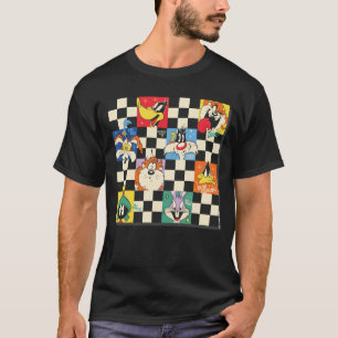 T-shirt Caractères LOONEY TUNES™ sur Checker noir et blanc