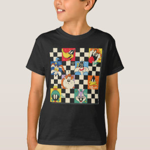 T-shirt Caractères LOONEY TUNES™ sur Checker noir et blanc