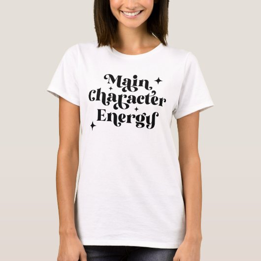 T-shirt Caractéristique principale énergie (Devant)