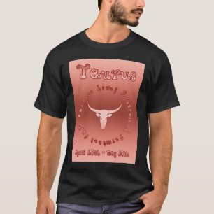T-shirt Caractéristiques du taurus (signe terrestre zodia