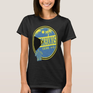 T-shirt Caraïbes Bahamas Exuma Vintage Vacances Tropical