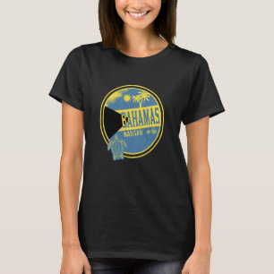T-shirt Caraïbes Bahamas Nassau Vintage Vacances Tropical