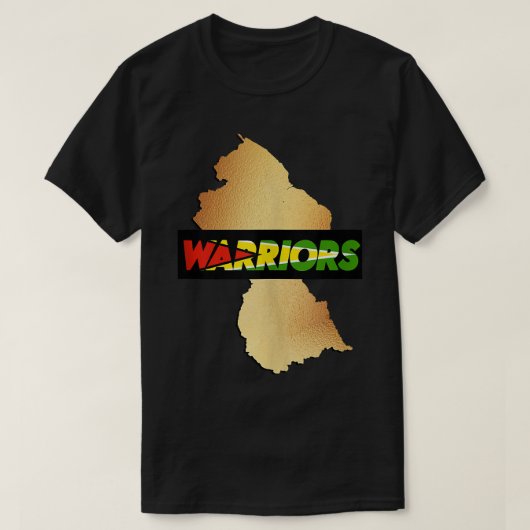 T-shirt Caraïbes Cricket Guyana Guerriers Guyanais (Design devant)